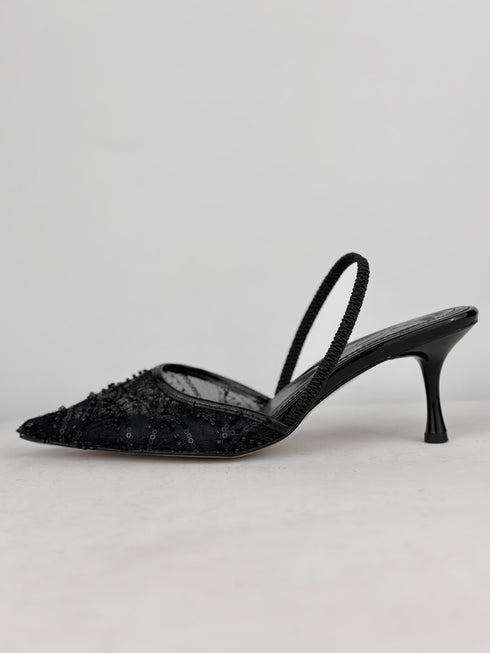 ALEX Boncuk İşlemeli Stiletto